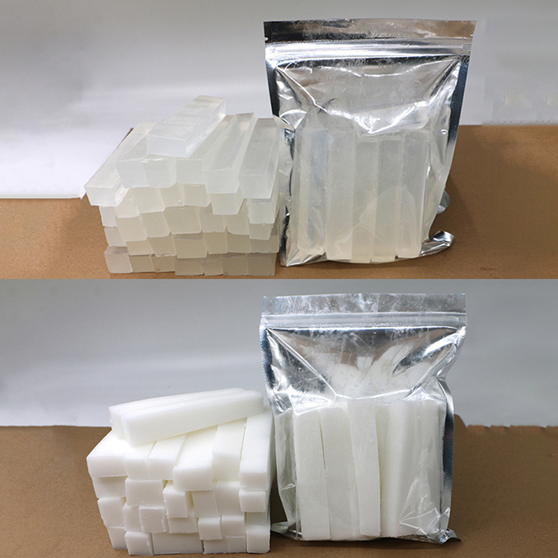 Soap Making Glycerin Base - 250g/袋 ホワイトクリアグリセリンソープベース オーガニックソープ作り DIY手作りヴィーガンソープ メルトアンドポアソープベース フォーミングバスバター
