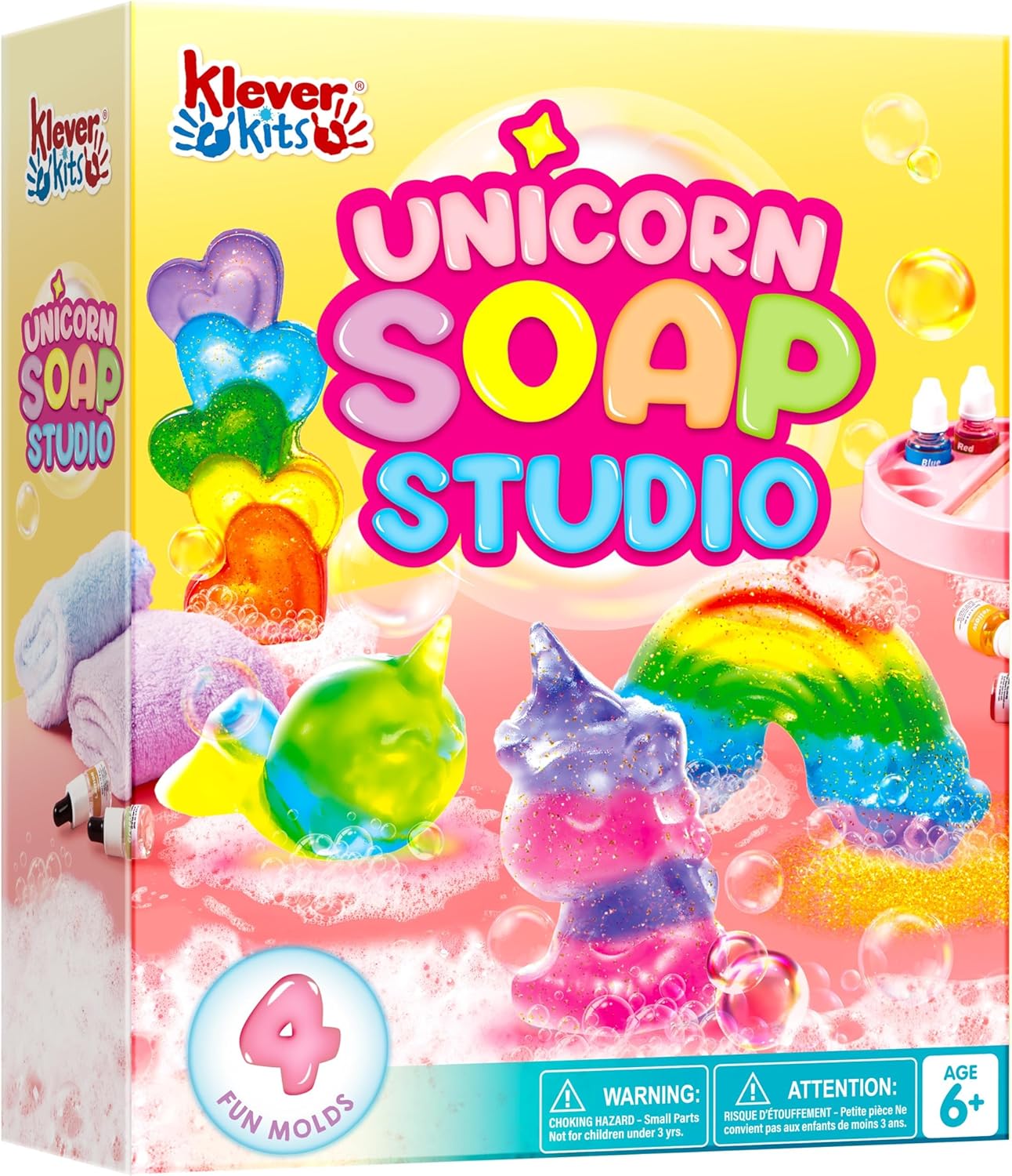 Soap Making Kit For Kids - JOYFY ユニコーン石鹸作りキット 女の子向け工作 DIYプロジェクト 子供の誕生日 クリスマスプレゼント