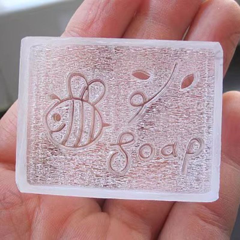 Soap Stamp Custom - ハートツリーシリーズ手作り石鹸作成スタンプ透明天然アクリル石鹸シール章カスタムロゴクラフト