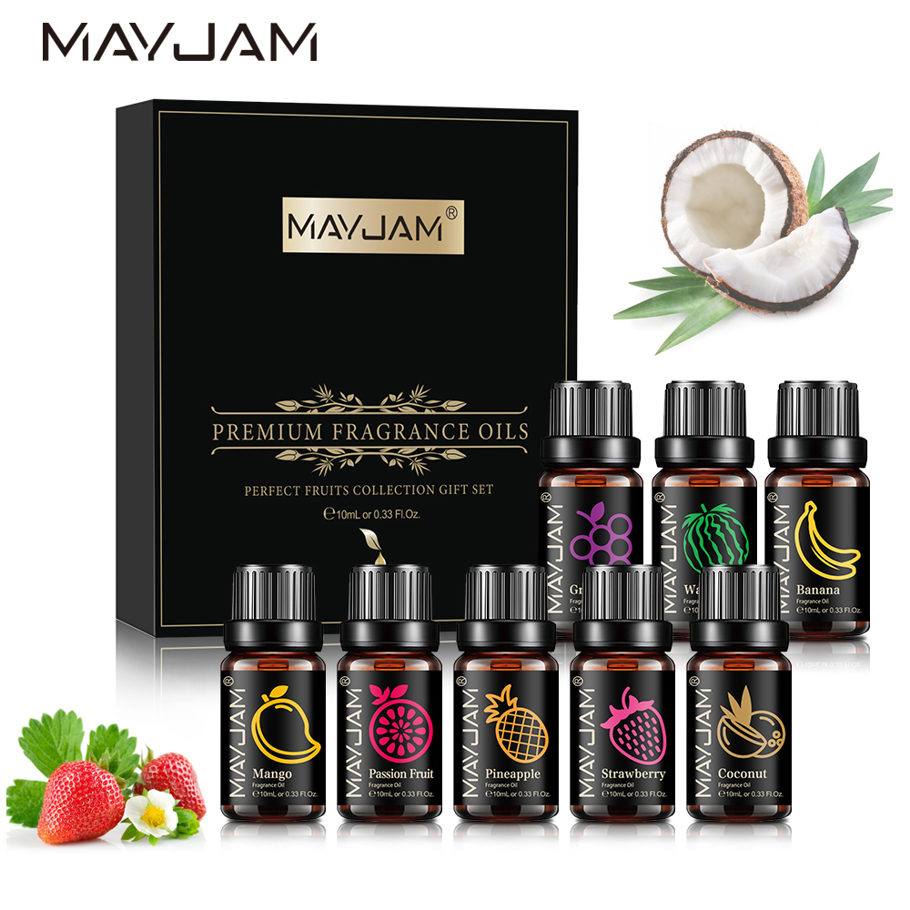 MAYJAM フレグランスオイルセット 8 個ギフトボックス - Soap Making Things のレビューと価格