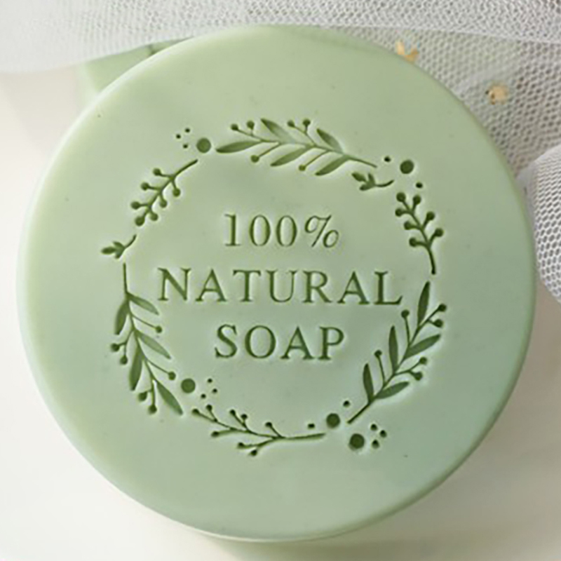 パーソナライズされたアクリルの花,石鹸作りのための丸い花のパ - Soap Stamp Custom のレビューと価格