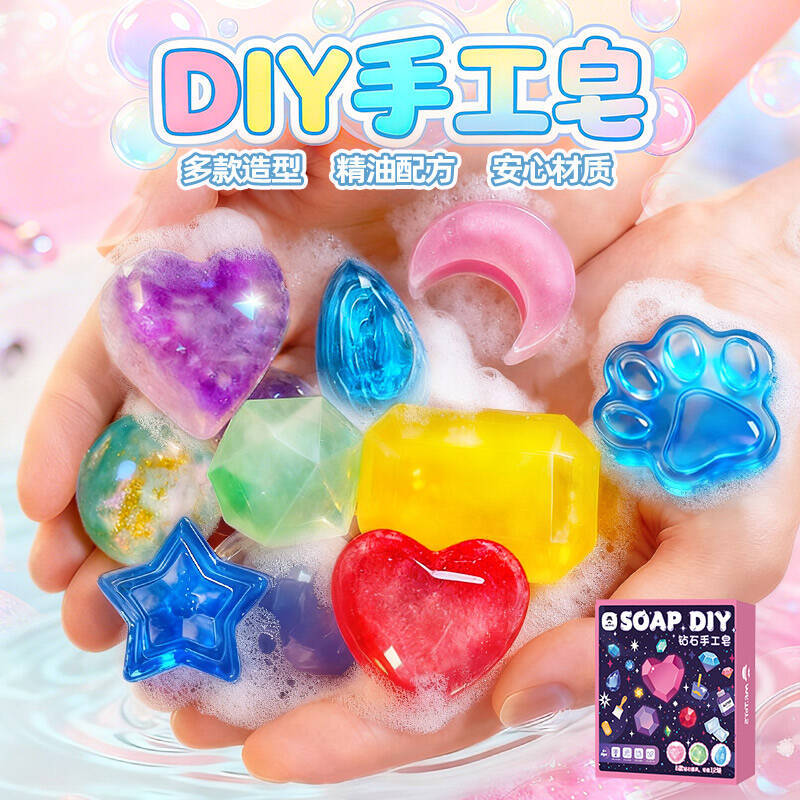 子供向けDIY宝石型石鹸作りキット 手作りモールドセット 創 - Soap Making Activity For Kids のレビューと価格