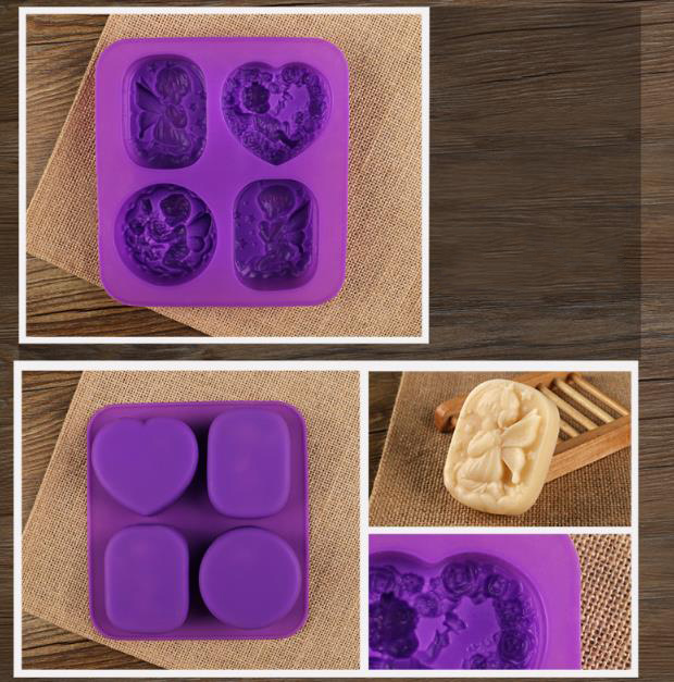 柔らかいシリコーンで作られた手作りの石鹸型,健康食品グレード - Soap Making Kit For Kids のレビューと価格