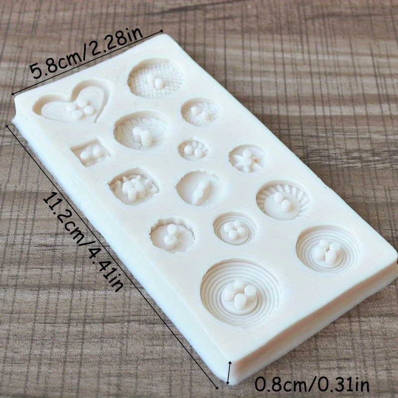 ボタン型シリコンモールド シリコンモールド 石鹸やキャンドル - Soap Making Designs のレビューと価格
