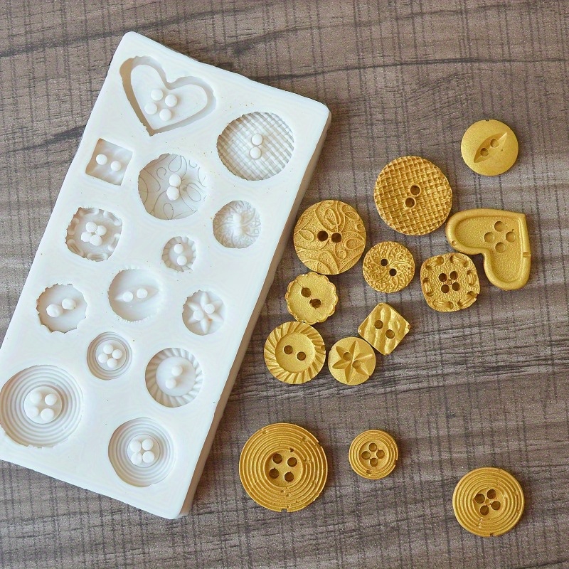 ボタン型シリコンモールド シリコンモールド 石鹸やキャンドル - Soap Making Designs のレビューと価格