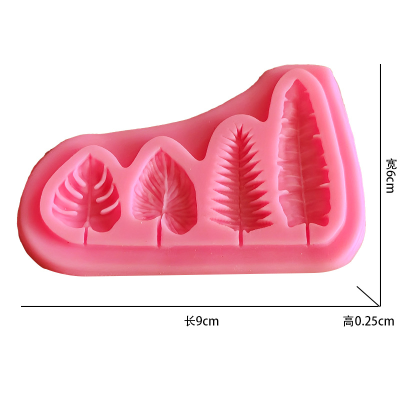 ヤシの葉と亀の葉シリコーン型フォンダンケーキ型チョコレート石 - Soap Making Designs のレビューと価格