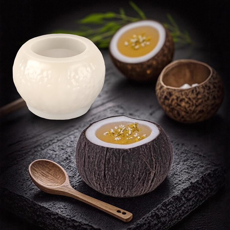 3D シミュレーションココナッツシリコーン型アロマセラピーキ - Soap Making Designs のレビューと価格