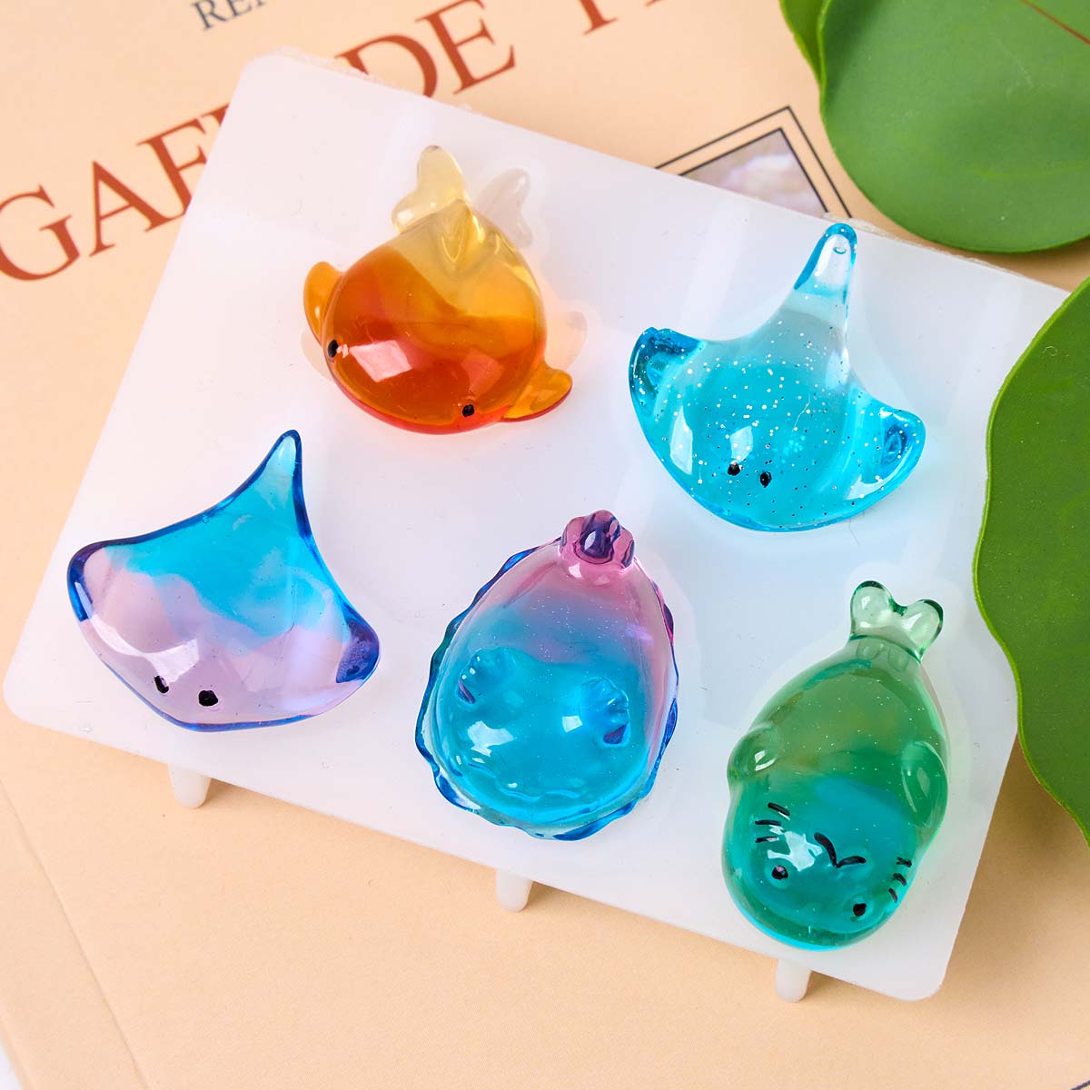 3Dヒーリング可愛いマンタ鯨シリコンモールドDIYキーホルダ - Soap Making Ideas のレビューと価格