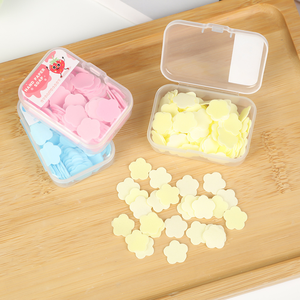 100枚入りフルーツシリーズ石鹸ペーパー、使い捨てハンドウォ - Soap Making Supplies Wholesale のレビューと価格