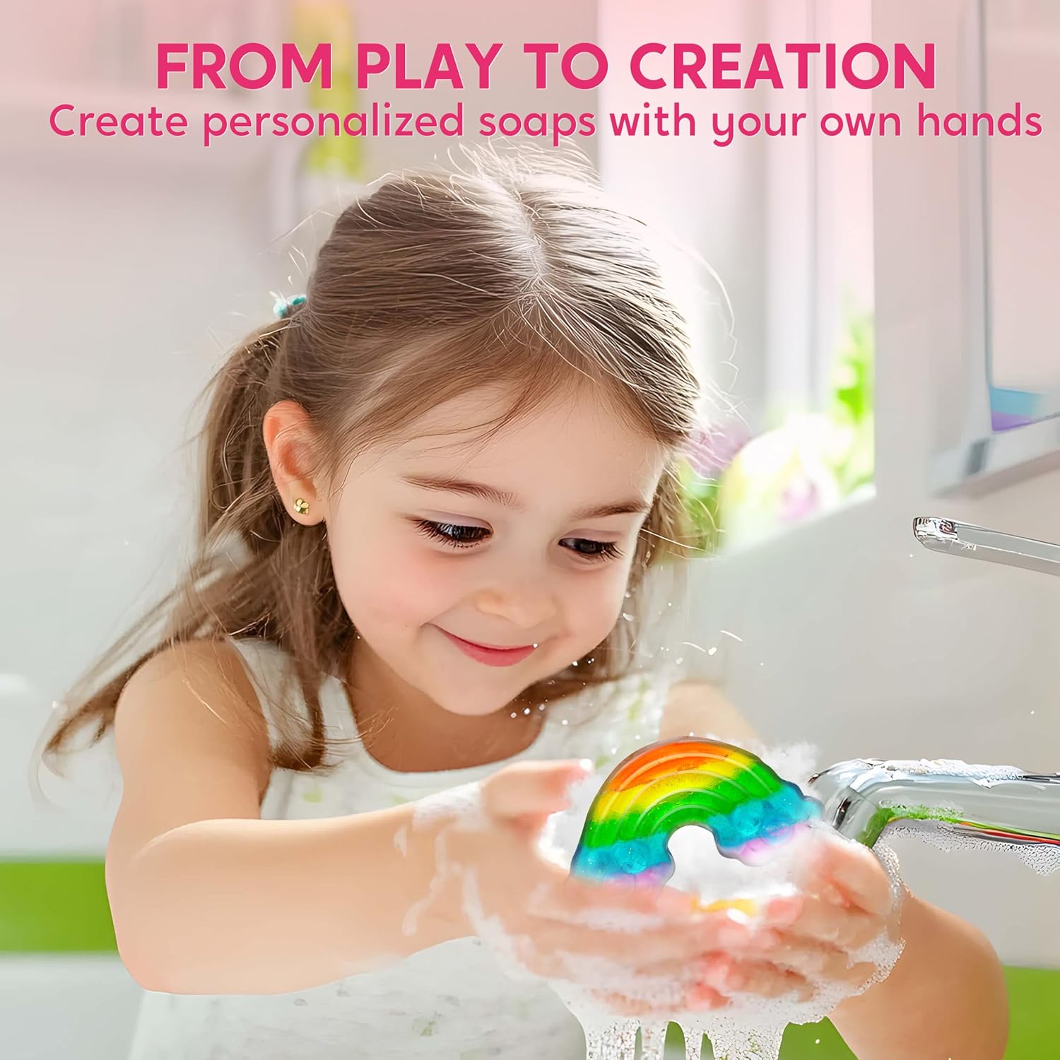 JOYFY ユニコーン石鹸作りキット 女の子向け工作 DIY - Soap Making Kit For Kids のレビューと価格