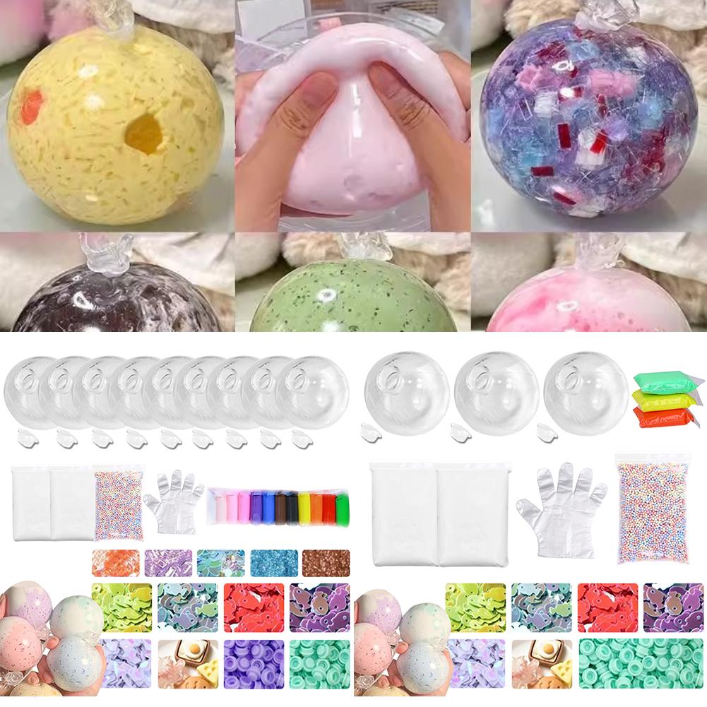 真空スクイーズボール ストレス解消DIYキット 無地ボールス - Soap Making Kit For Kids のレビューと価格