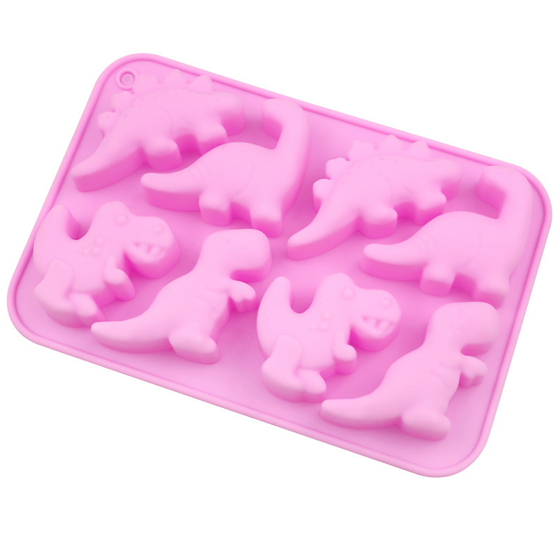 ブルース卸売 8匹の恐竜漫画シリコンケーキ型 DIY手作り石 - Soap Making Designs のレビューと価格